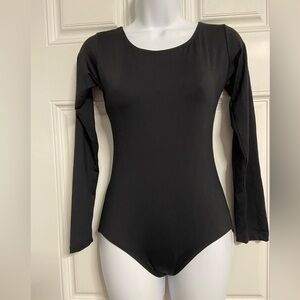 EUROTARD Black Long Sleeve DANCE LEOTARD